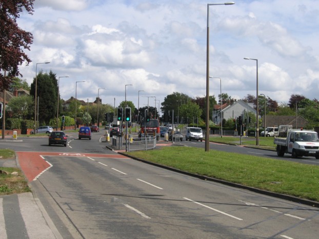 Turn right into Spen Lane