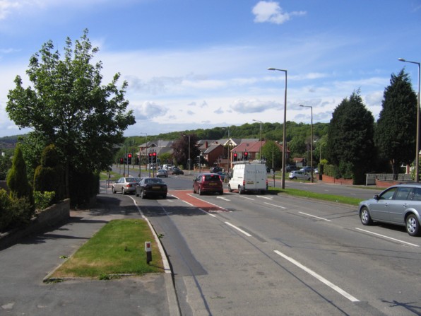 Turn left into Spen Lane